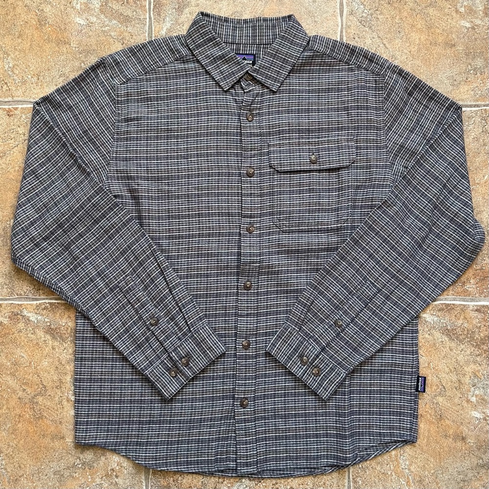 Men's Long-Sleeved Lightweight Fjord Flannel Shirt (NWT)